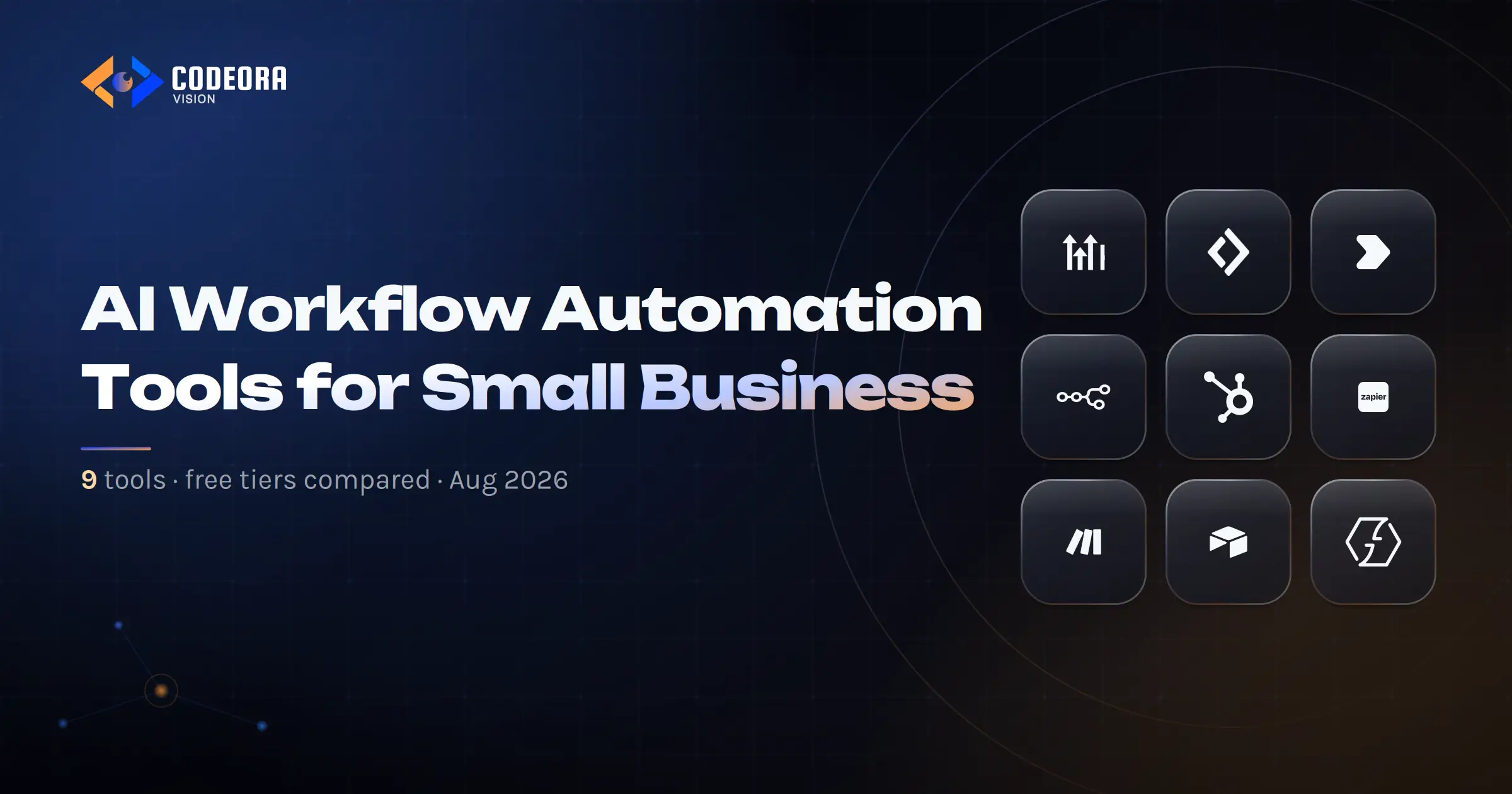 AI workflow automation tools for small business compared on pricing model, free tier, and who maintains the workflow